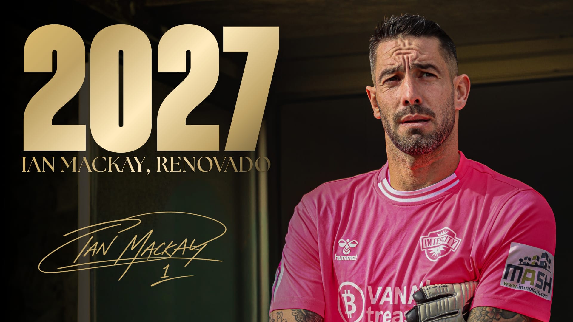 Ian Mackay renueva con el CF Intercity, experiencia y liderazgo para la portería
