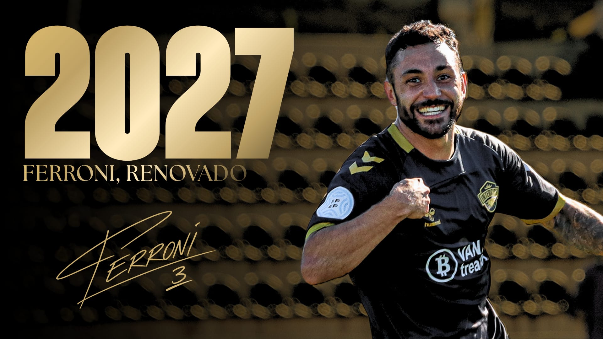 El CF Intercity y Leo Ferroni llegan a un acuerdo para la renovación del defensa argentino