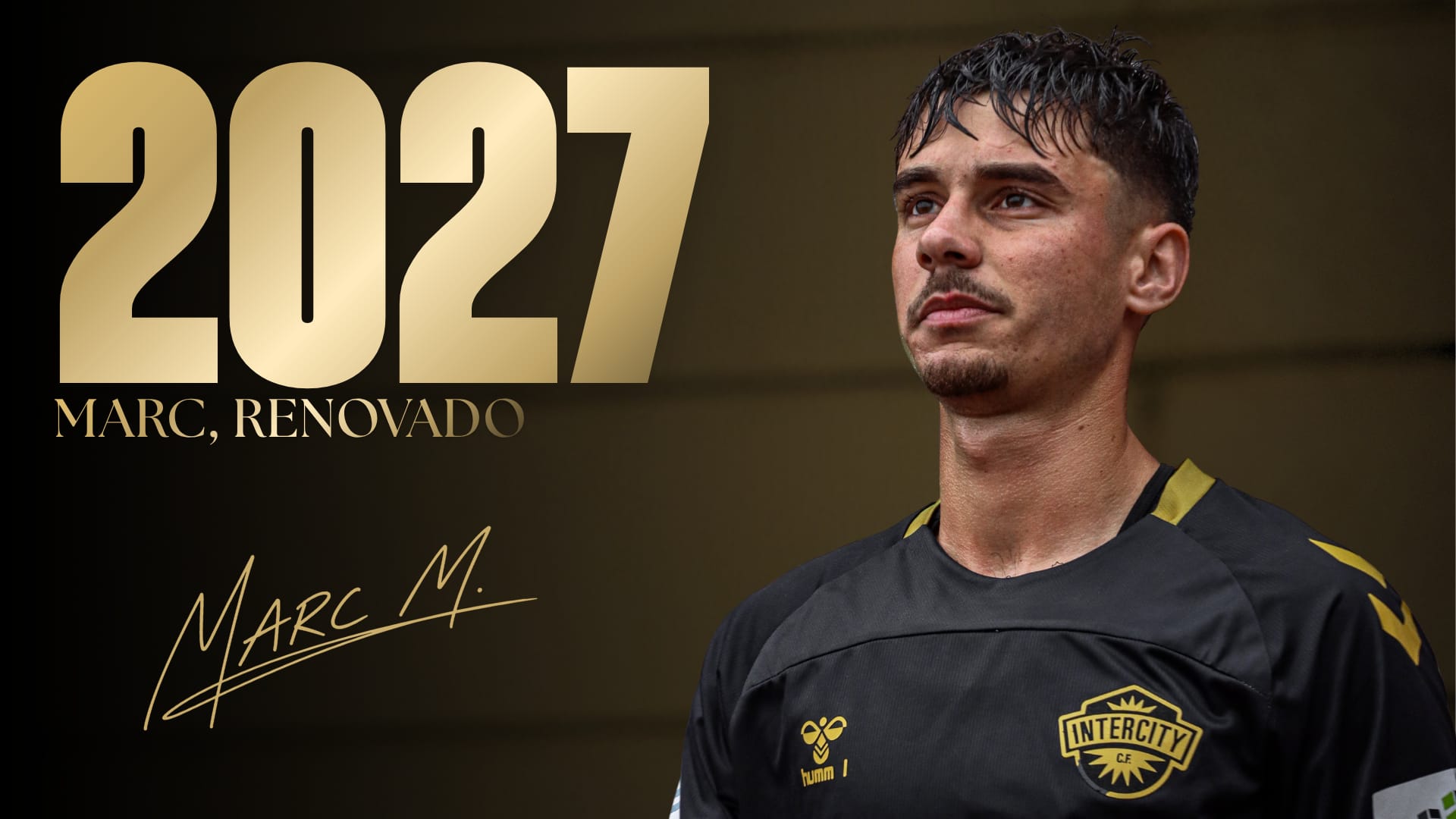 El CF Intercity renueva a Marc Martínez tras su buen rendimiento la pasada temporada