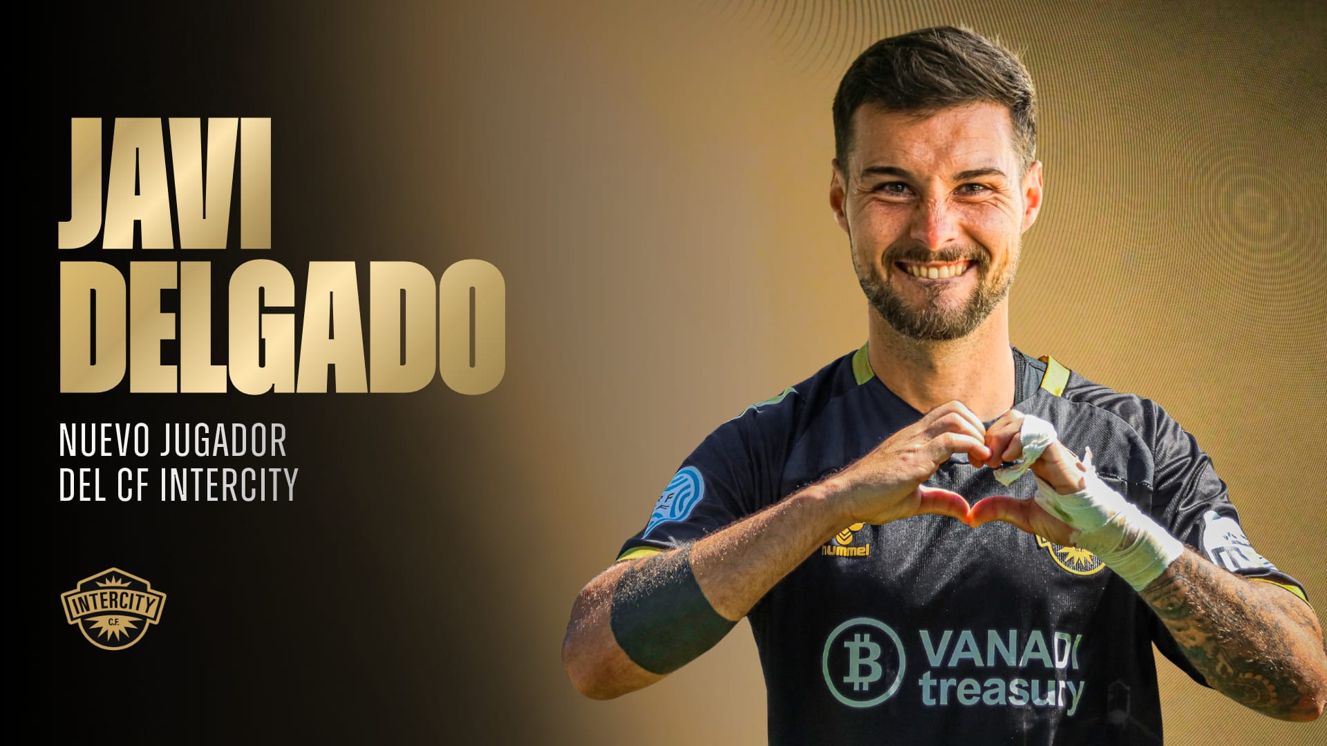 Javi Delgado, movilidad y gol para la delantera del CF Intercity